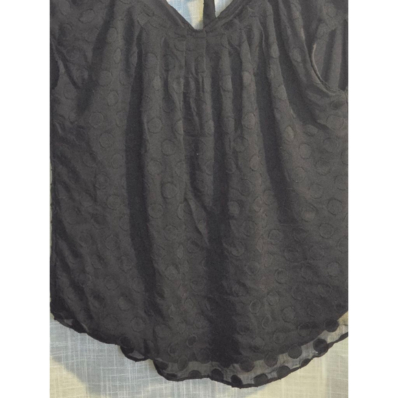 Women's LC Lauren Conrad Top Size M Black - Picture 2 of 7